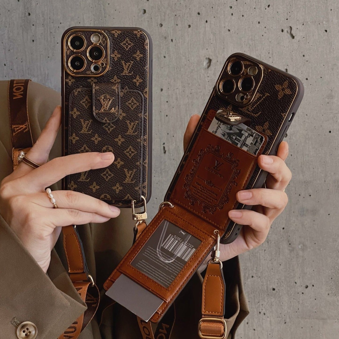 Étui marron pour Samsung Galaxy