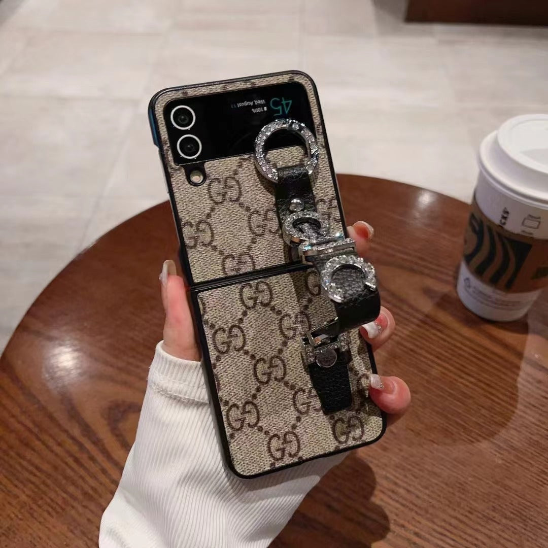 Étui Galaxy noir avec bracelet pour Samsung