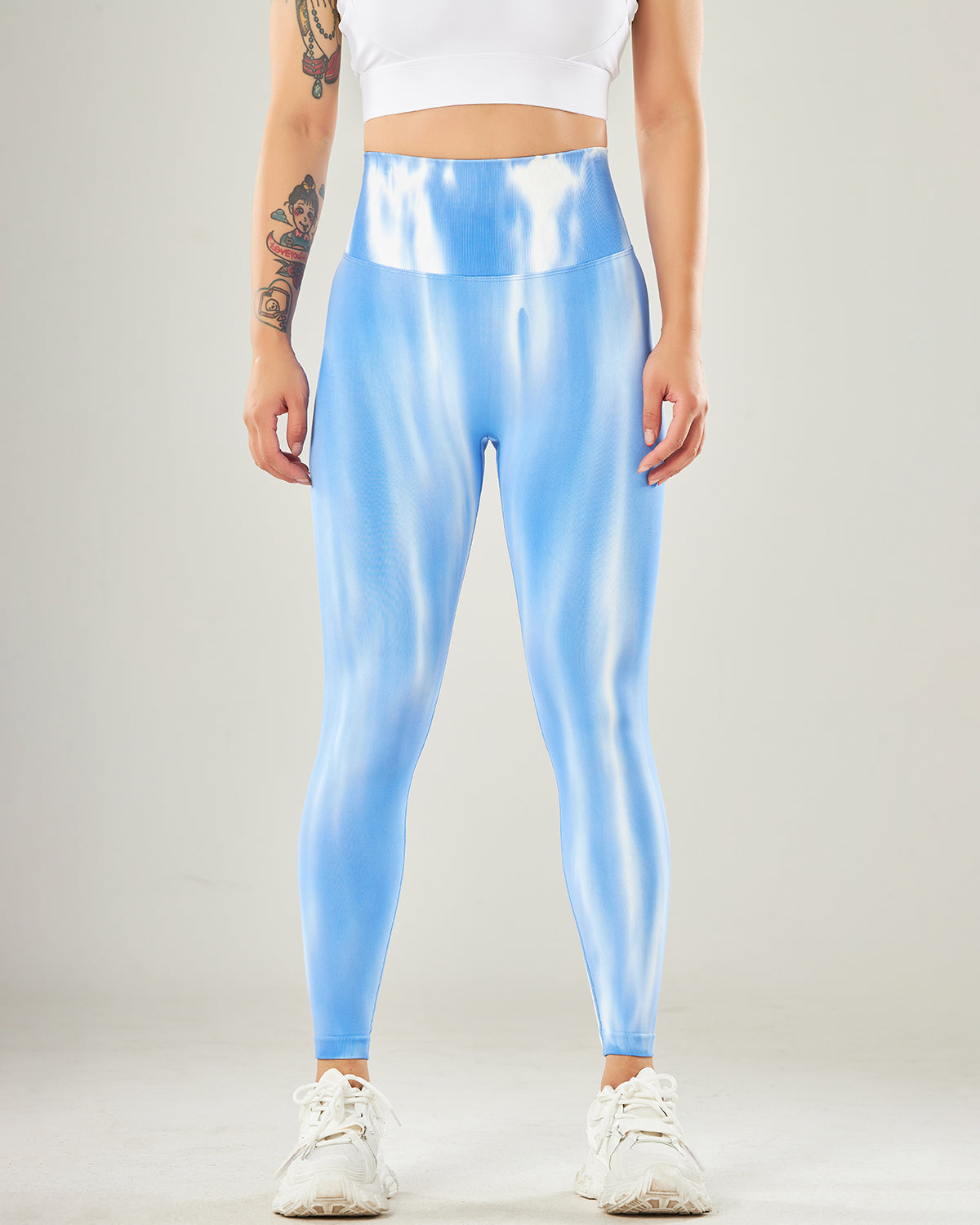 Leggings senza cuciture Hannah - Azzurro cielo
