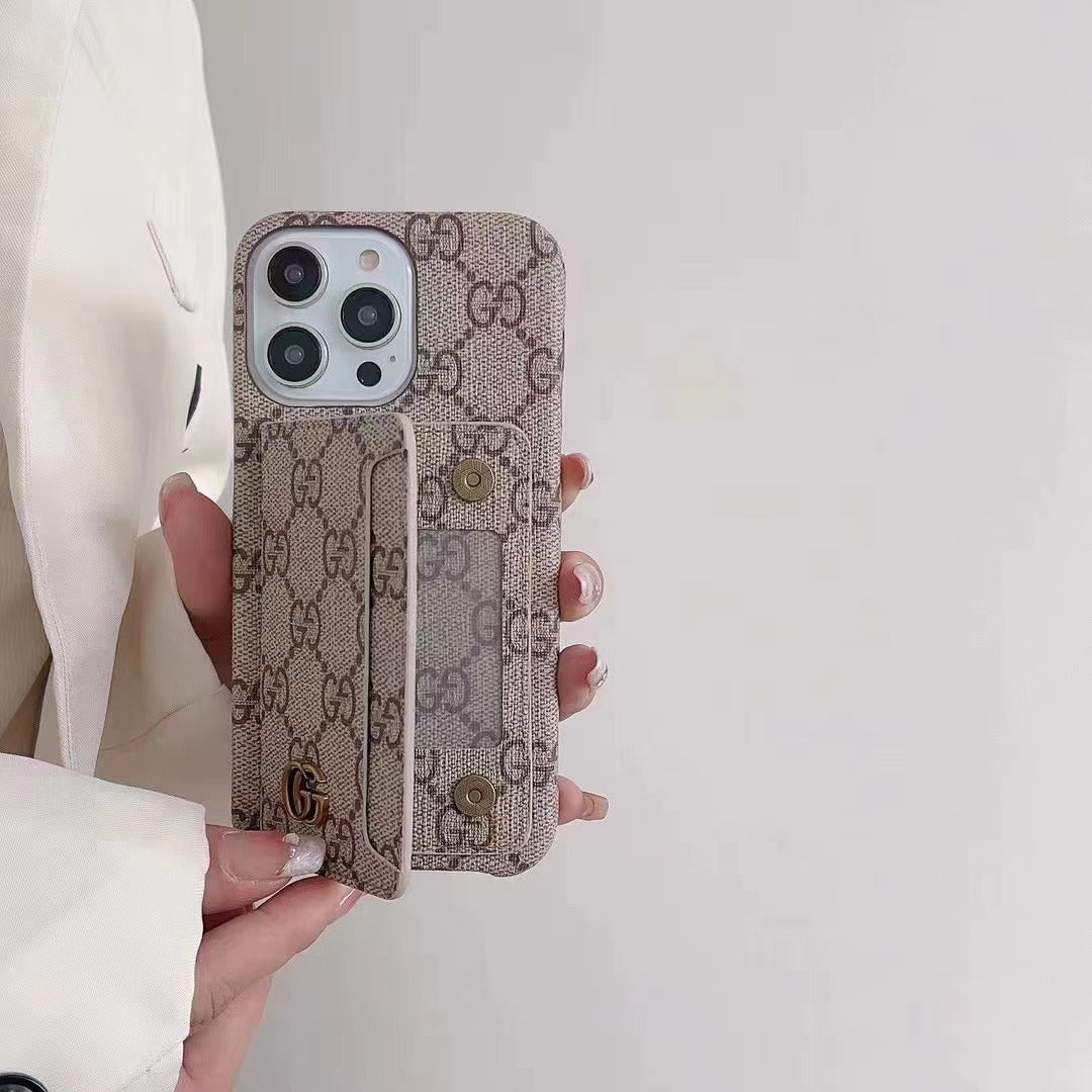 Étui Galaxy classique en cuir pour Samsung