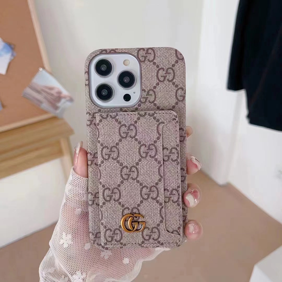 Étui Galaxy classique en cuir pour Samsung