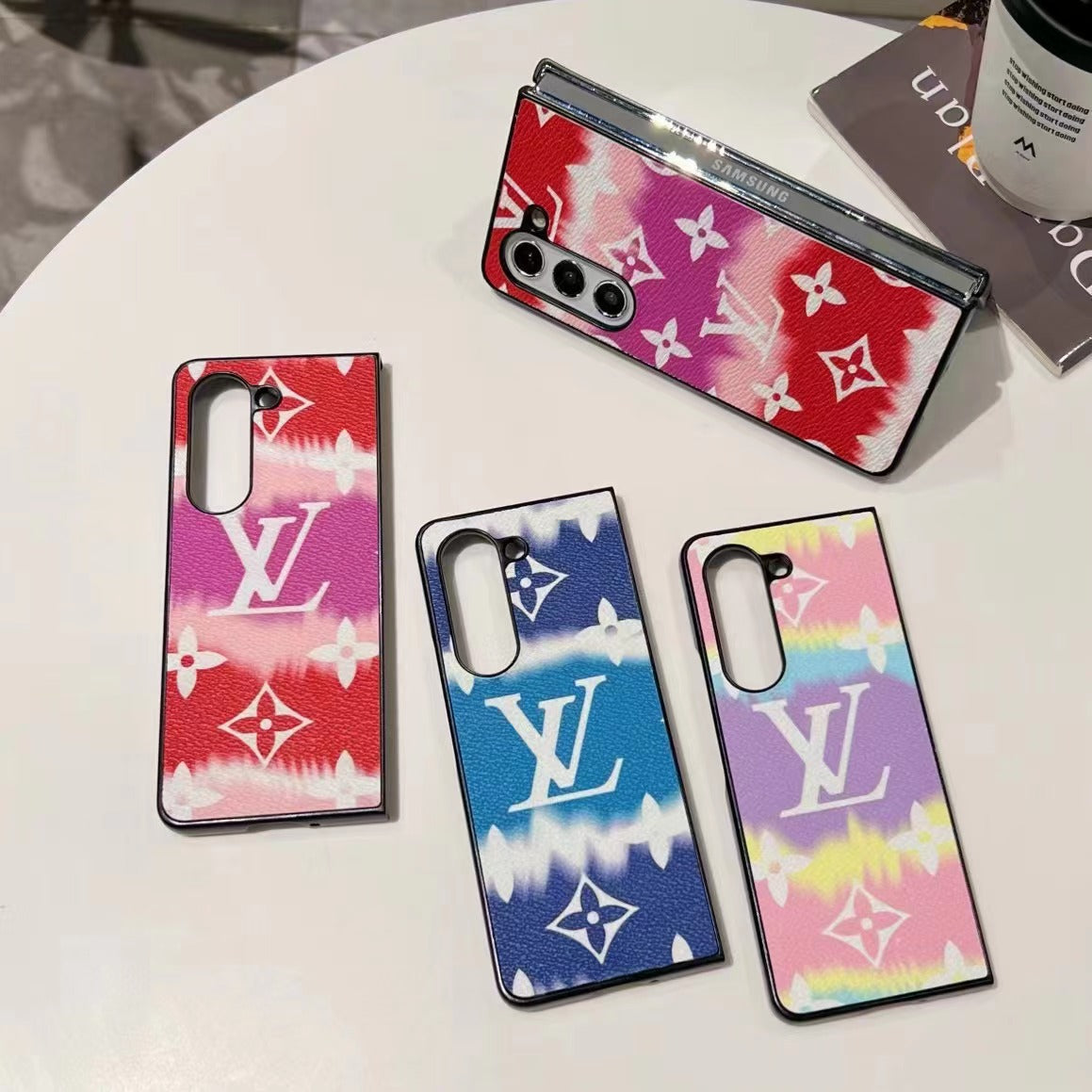 Coque Galaxy rétro colorée pour Samsung