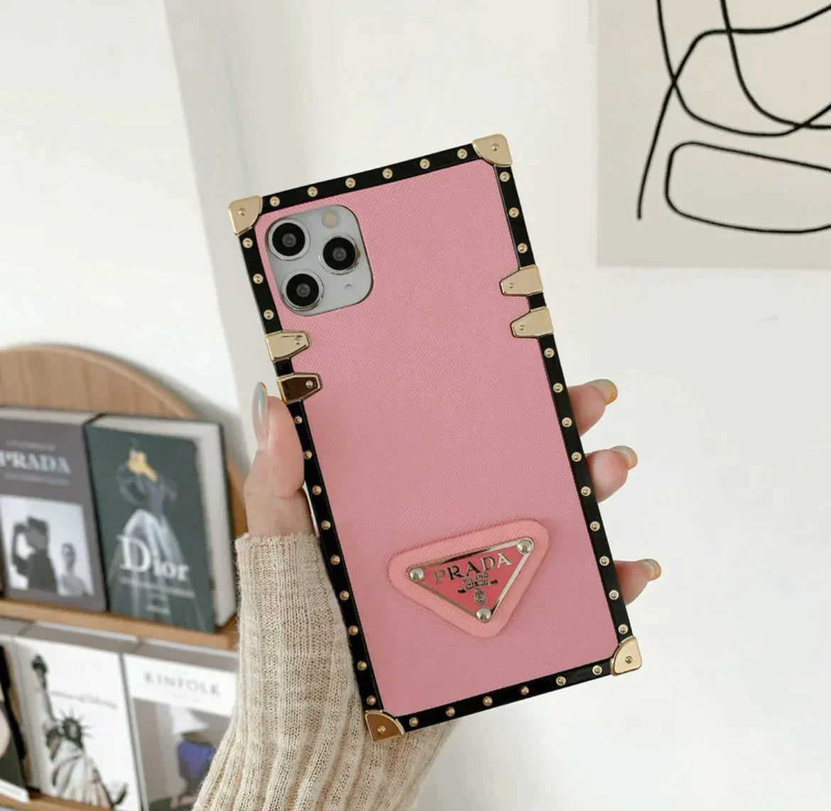 Coque Galaxy carrée colorée pour Samsung