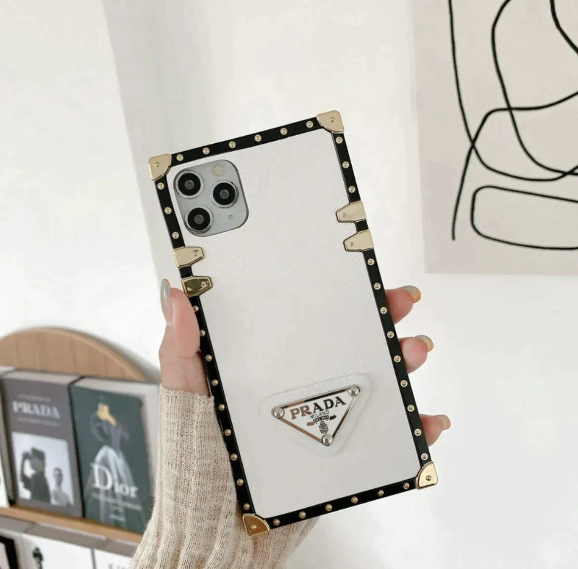 Coque Galaxy carrée colorée pour Samsung