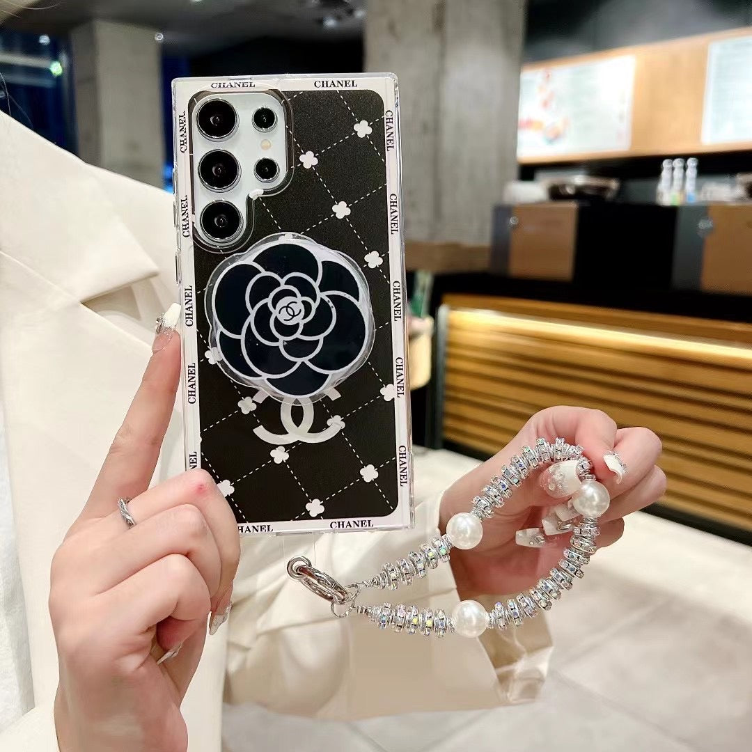 Modische magnetische Galaxy-Hülle mit Kette für Samsung