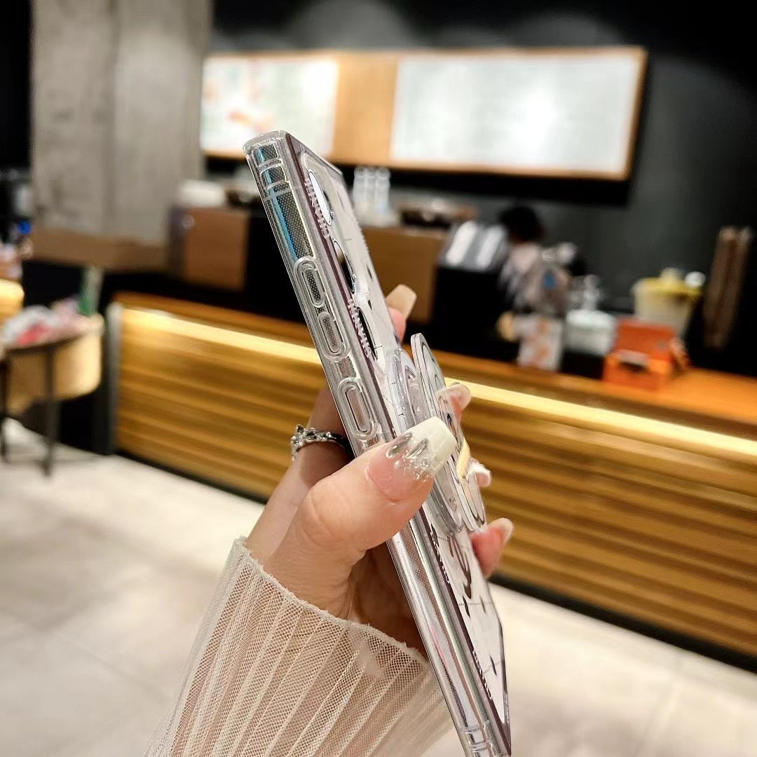 Modische magnetische Galaxy-Hülle mit Kette für Samsung