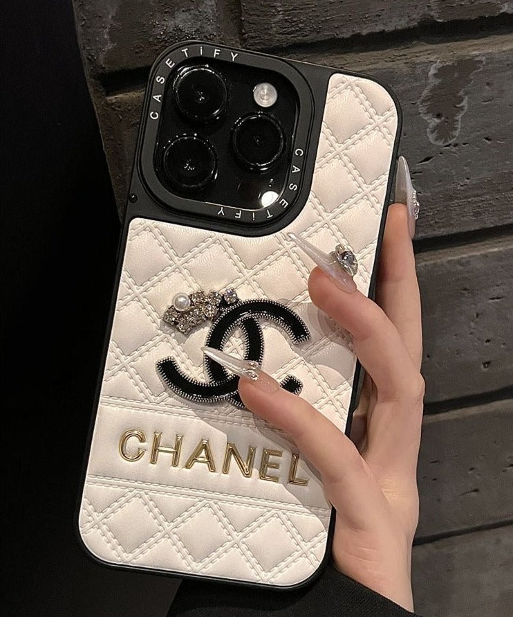 Custodia per telefono divertente bianca per iPhone