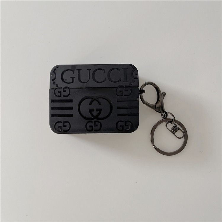 Strukturiertes schwarzes AirPods-Case