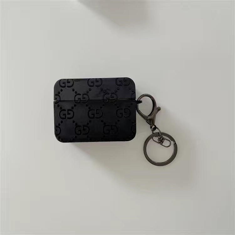 Strukturiertes schwarzes AirPods-Case