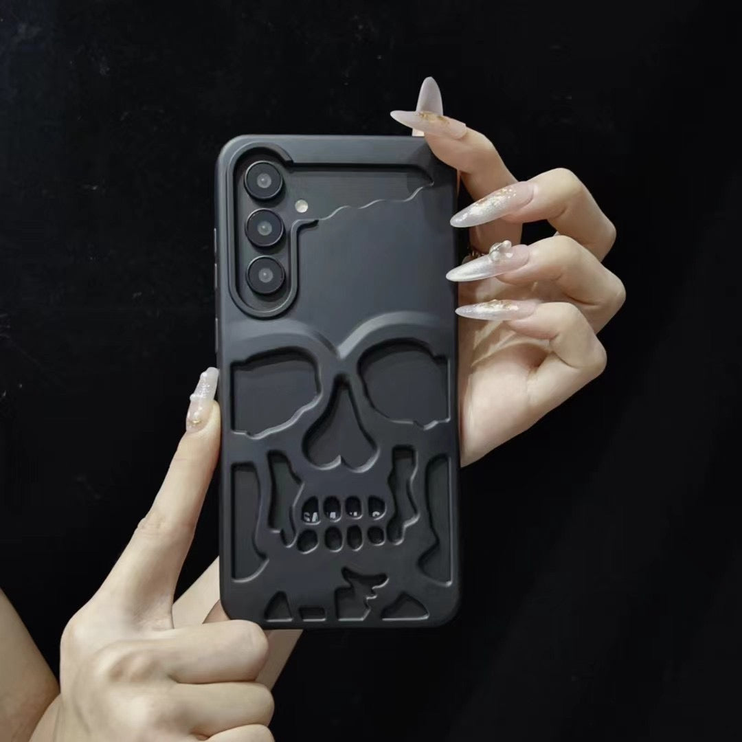 Coque Galaxy à motif tête de mort pour Samsung