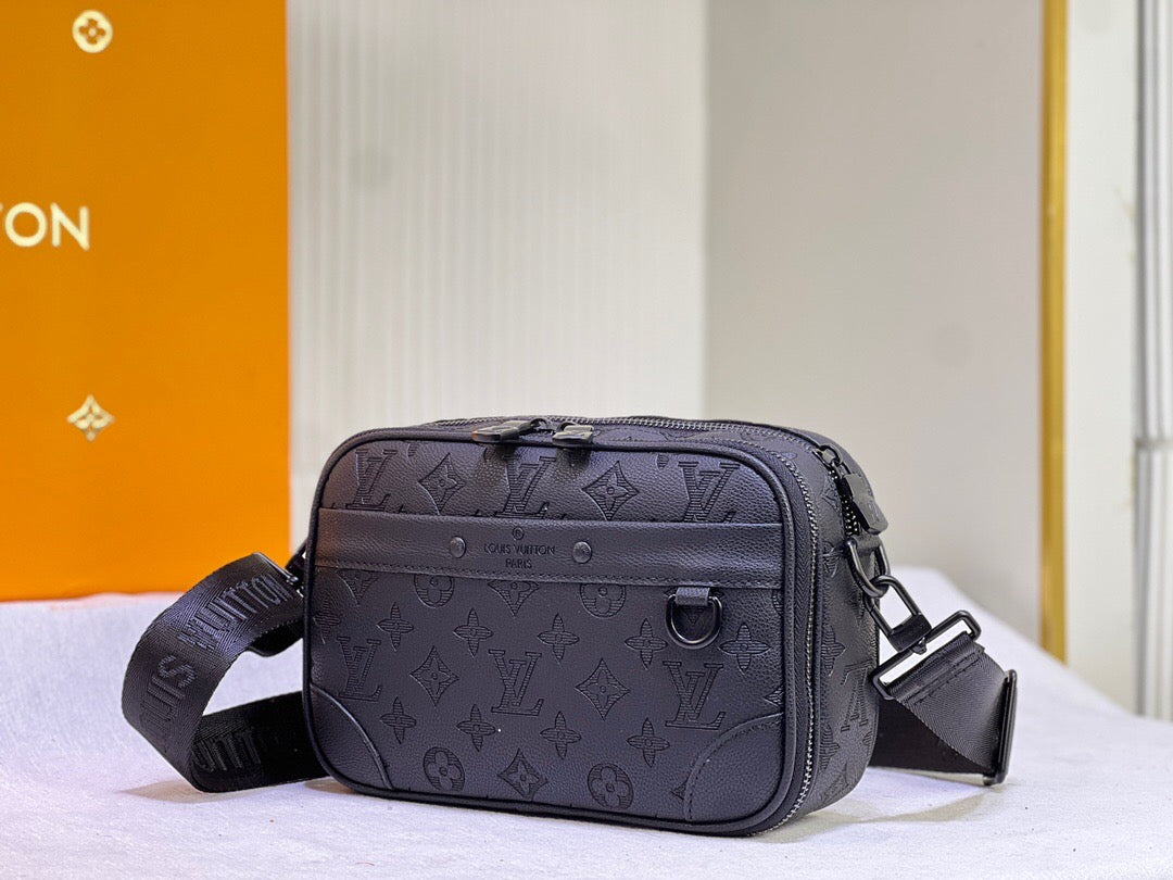 Borsa a tracolla quadrata stampata
