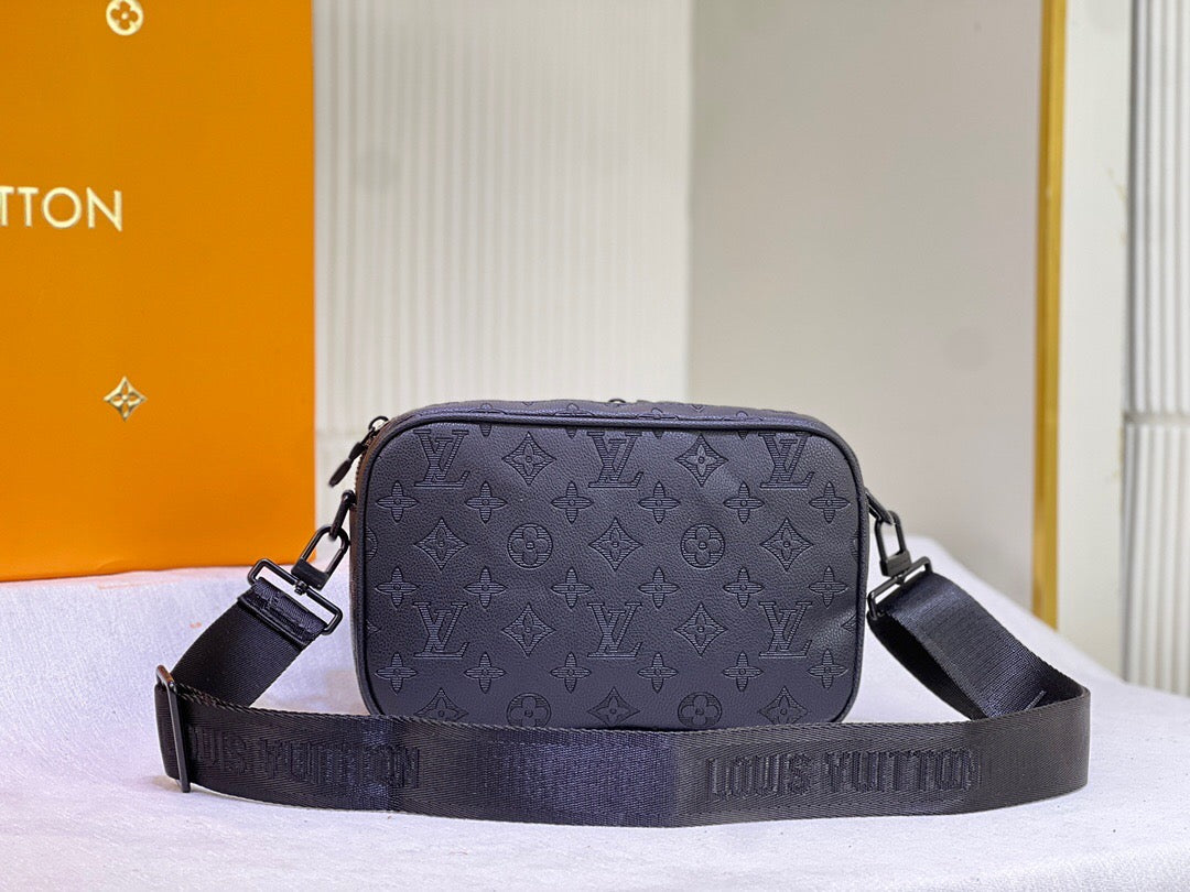 Borsa a tracolla quadrata stampata