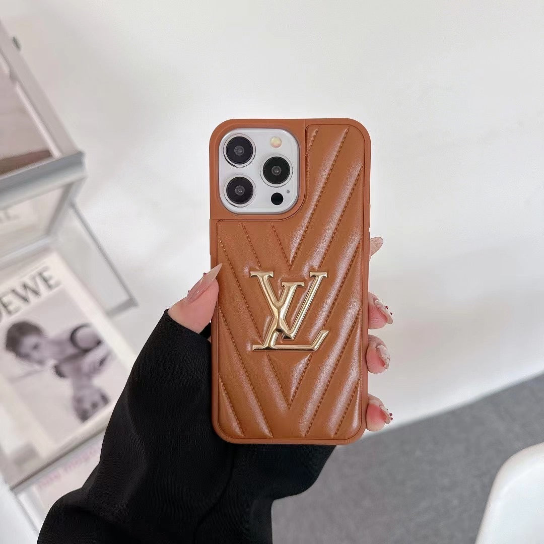 Custodia per telefono Bronzing per iPhone