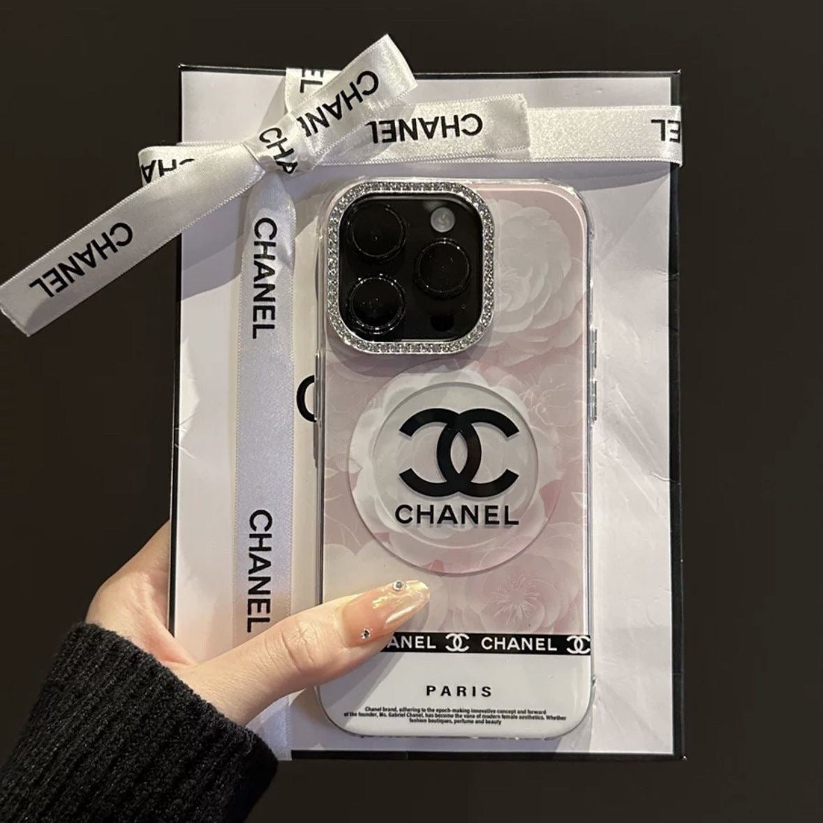 Custodia MagSafe con glitter per iPhone