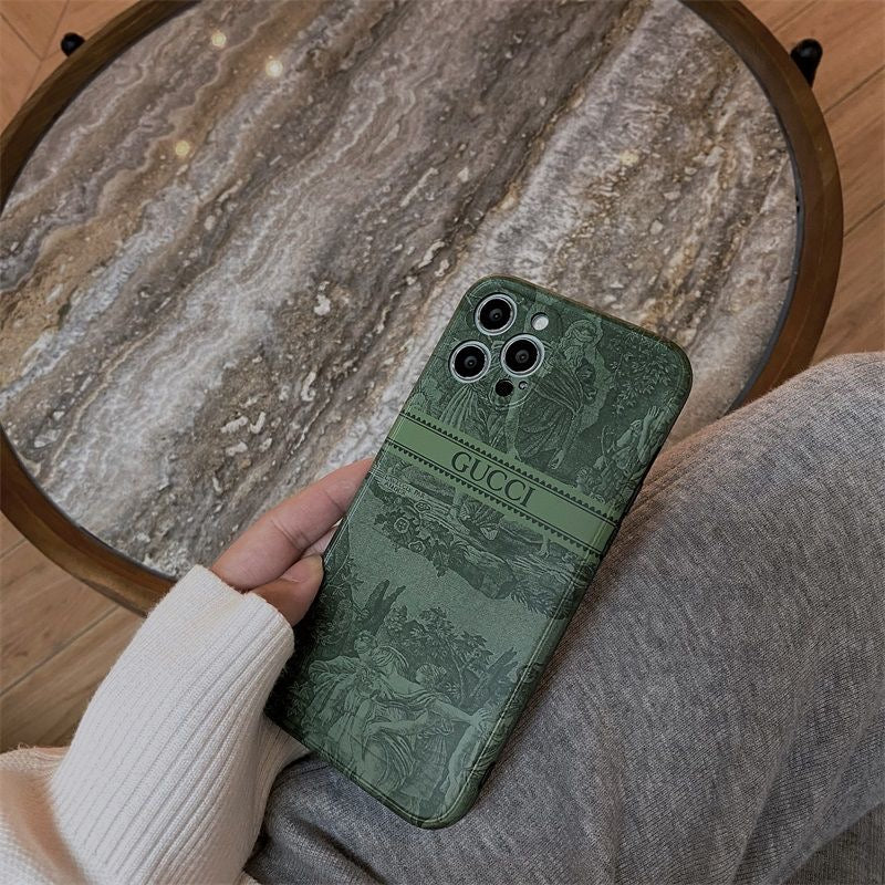 Custodia verde per iPhone