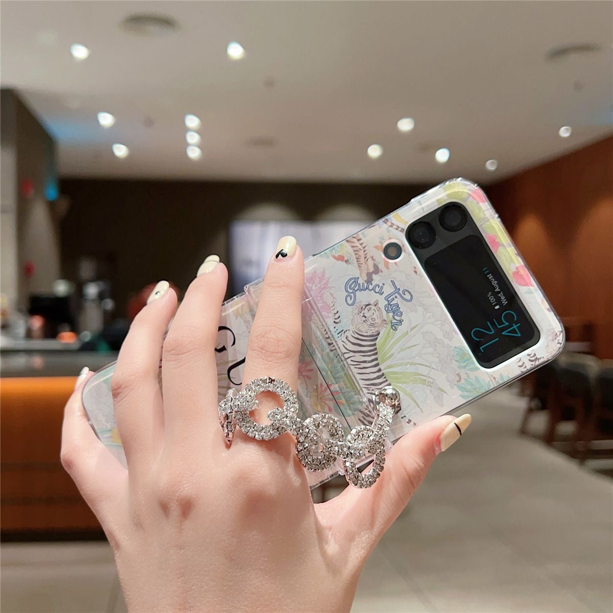Coque Galaxy Green Chain pour Samsung