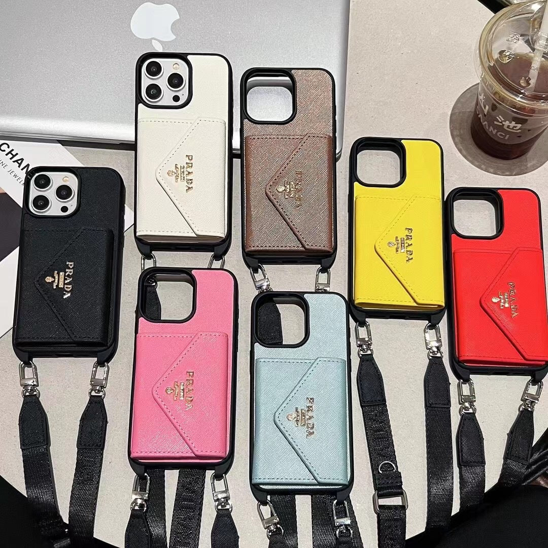 Bellissima custodia per telefono con cinturino per iPhone