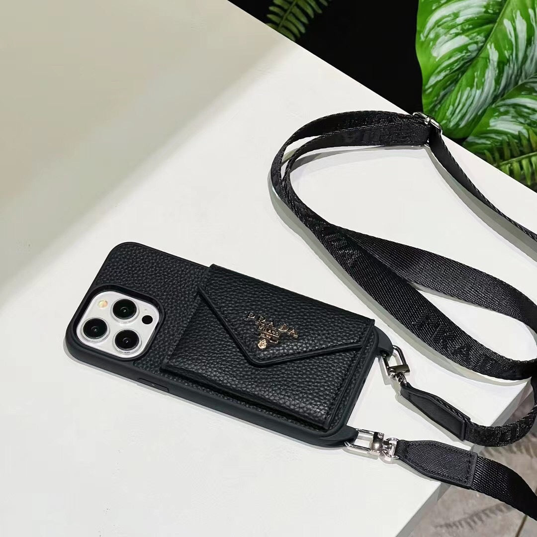 Bellissima custodia per telefono con cinturino per iPhone