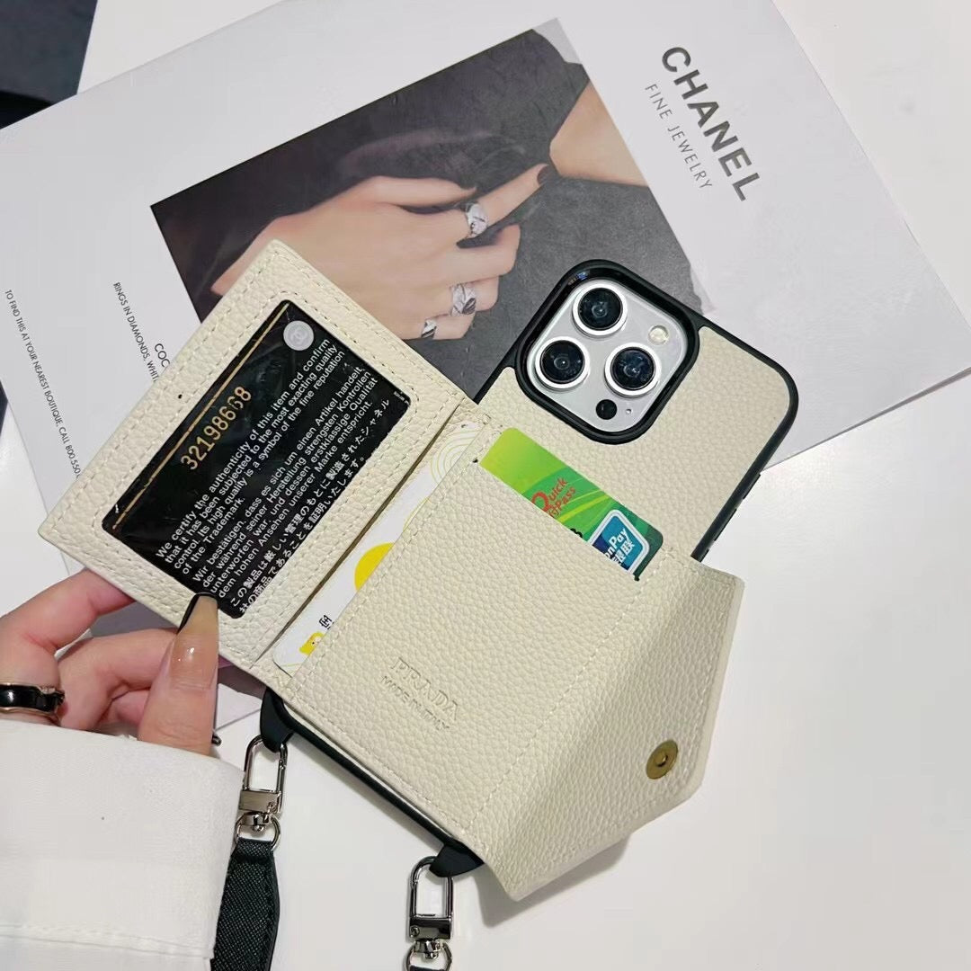 Bellissima custodia per telefono con cinturino per iPhone