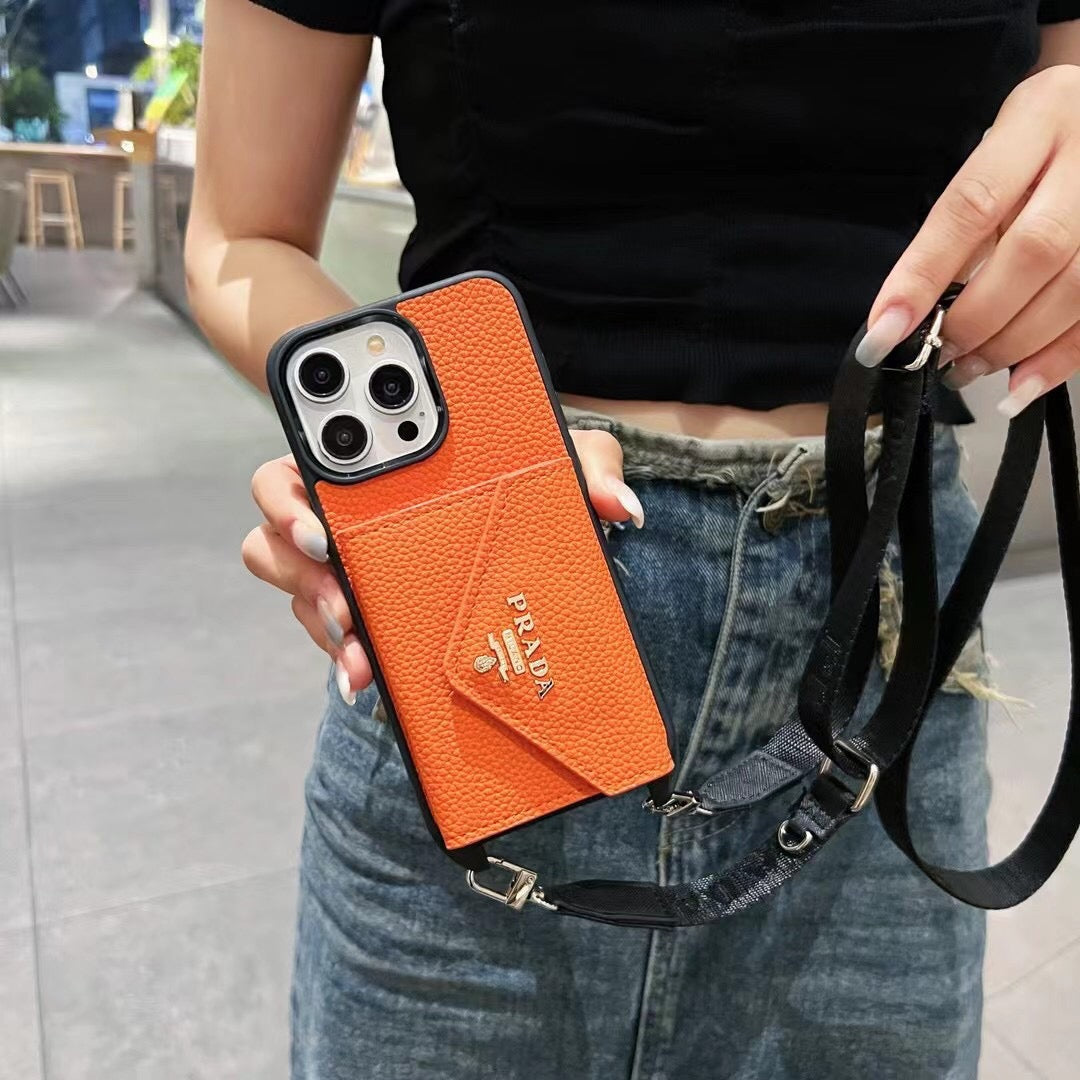 Bellissima custodia per telefono con cinturino per iPhone