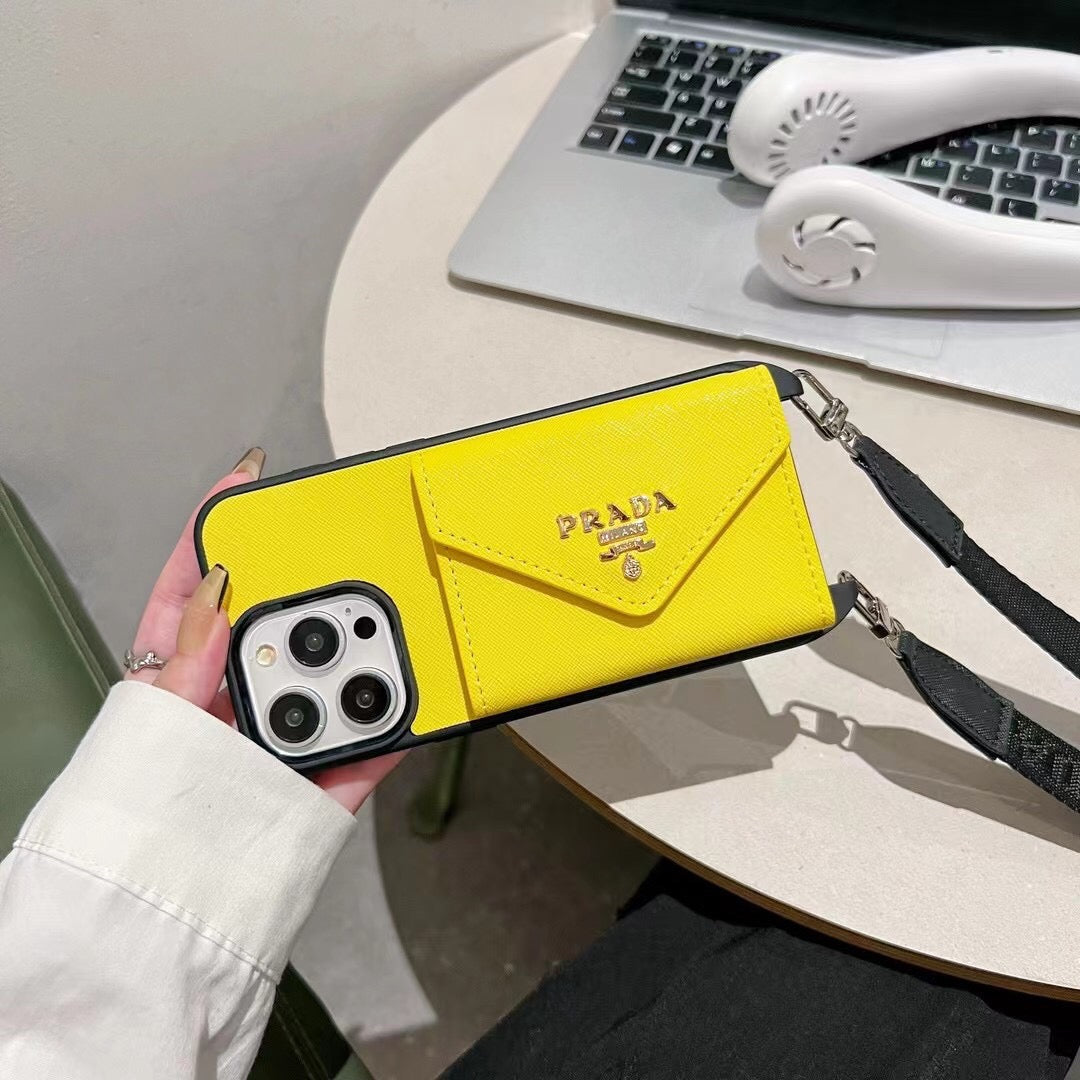 Bellissima custodia per telefono con cinturino per iPhone