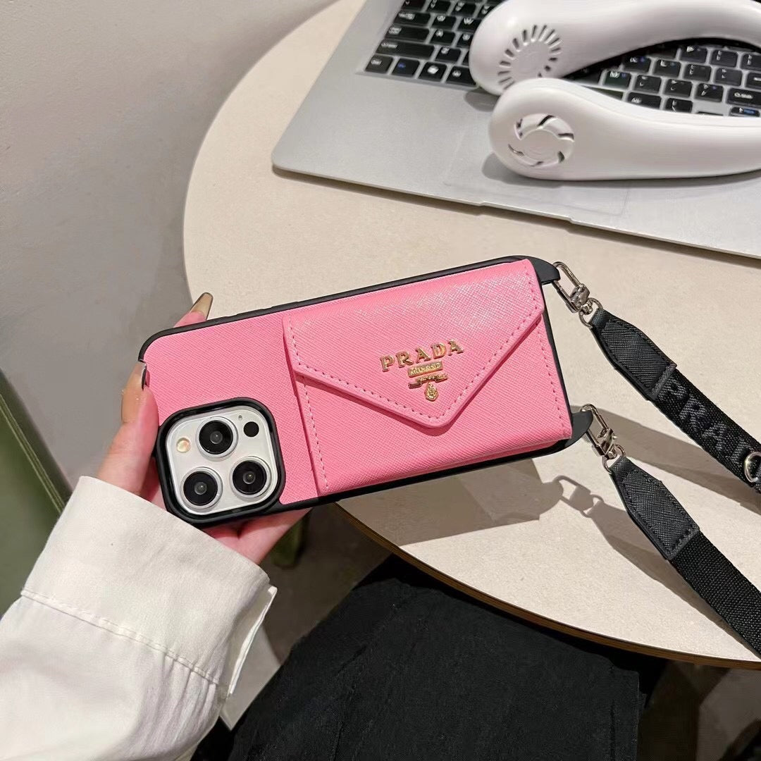 Bellissima custodia per telefono con cinturino per iPhone