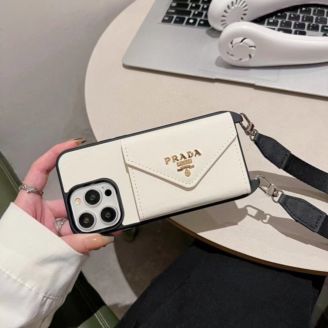 Bellissima custodia per telefono con cinturino per iPhone
