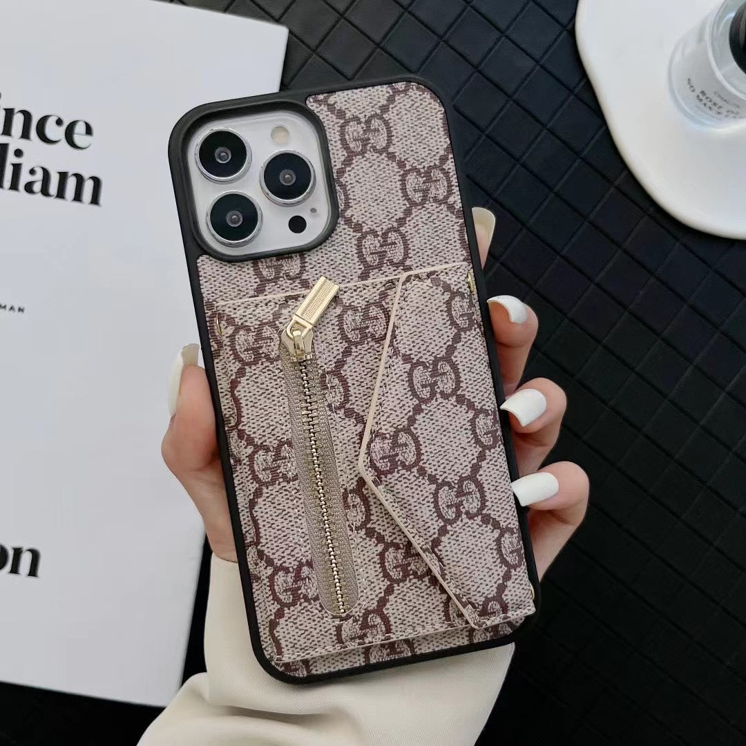 Custodia per telefono con carta di credito per iPhone