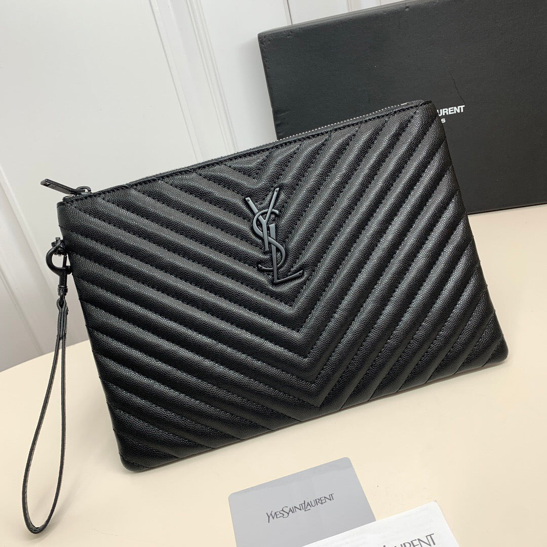 Bellissima borsa nera per telefono