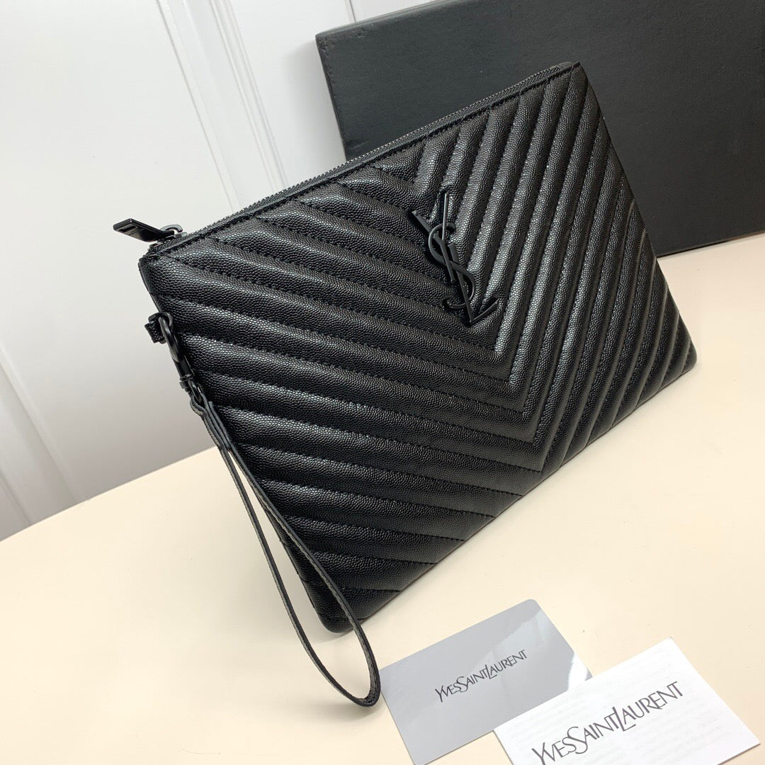 Bellissima borsa nera per telefono