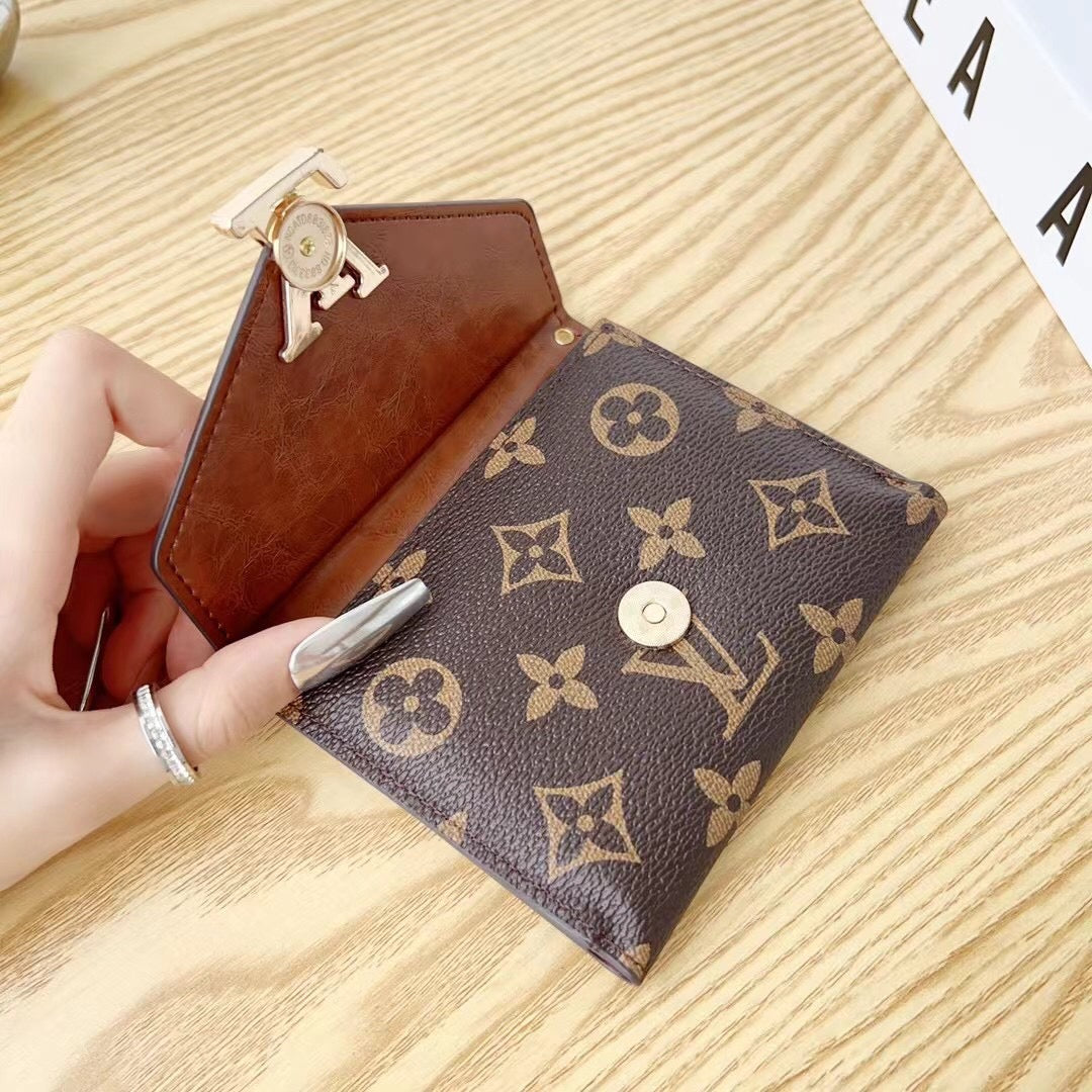 Portafoglio con stampa alla moda