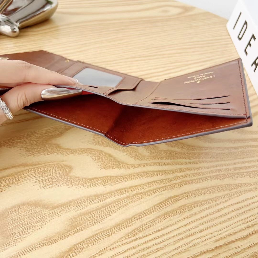 Portafoglio con stampa alla moda