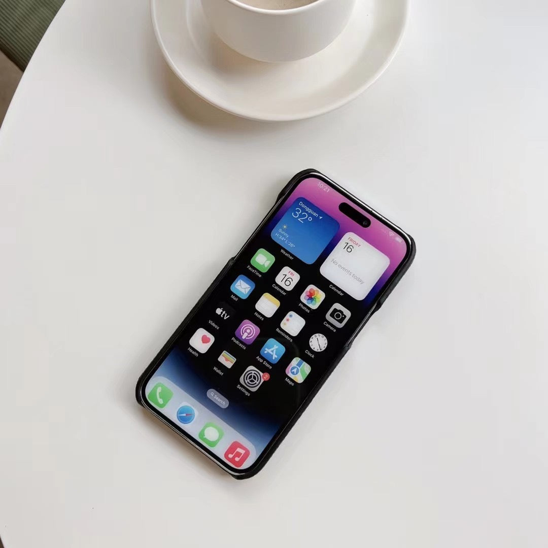 Étui en peluche avec porte-cartes pour Samsung
