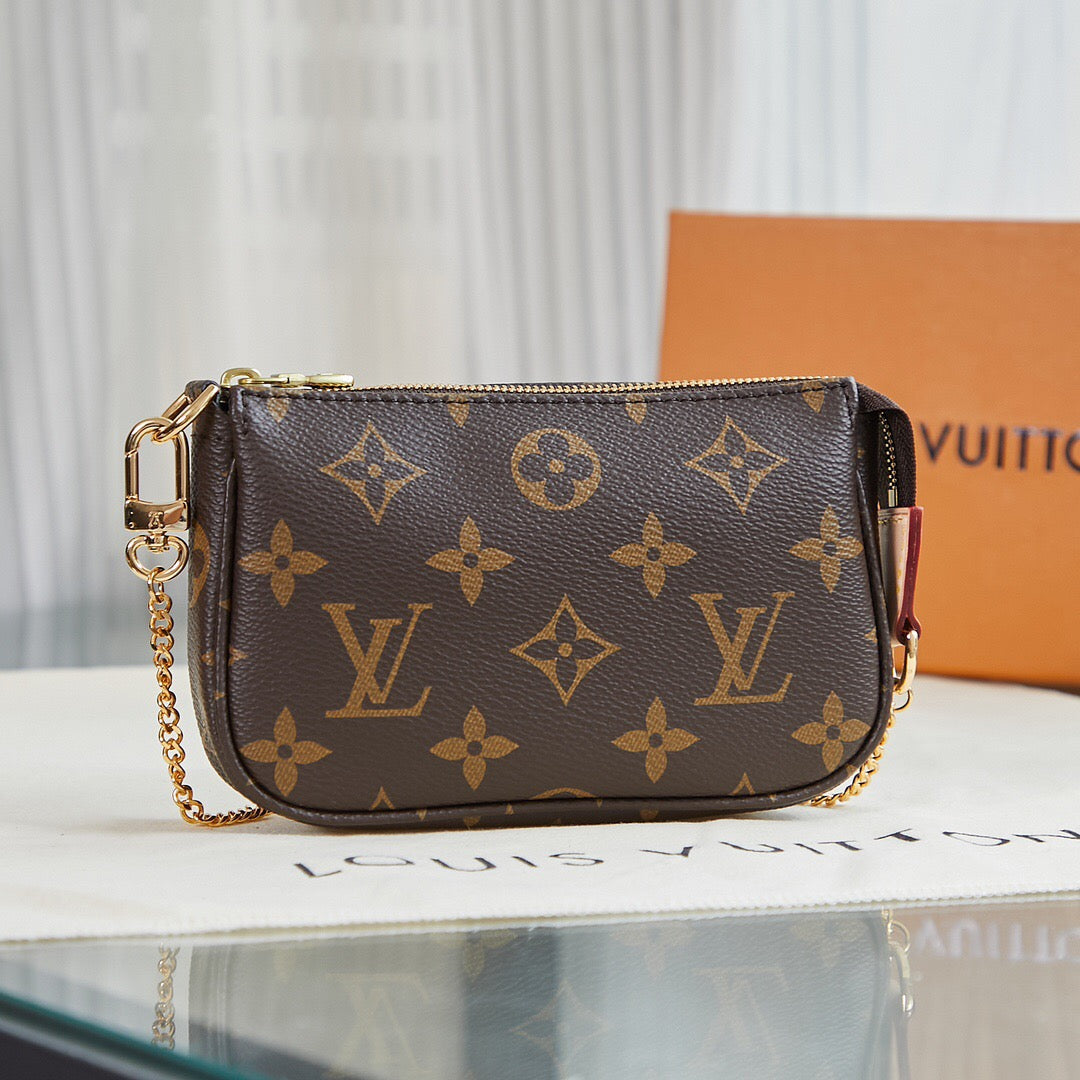 Borsa quadrata marrone alla moda