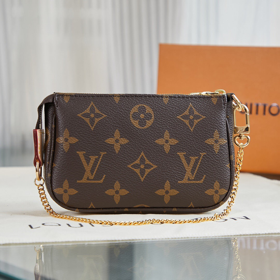 Borsa quadrata marrone alla moda