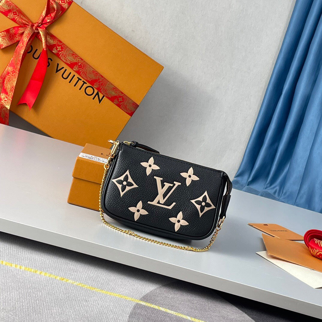 Mini borsa alla moda nera