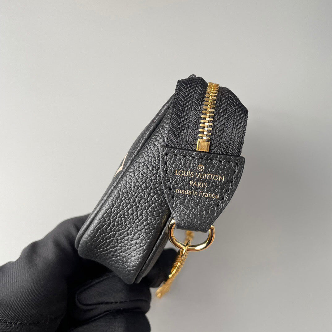 Mini borsa alla moda nera