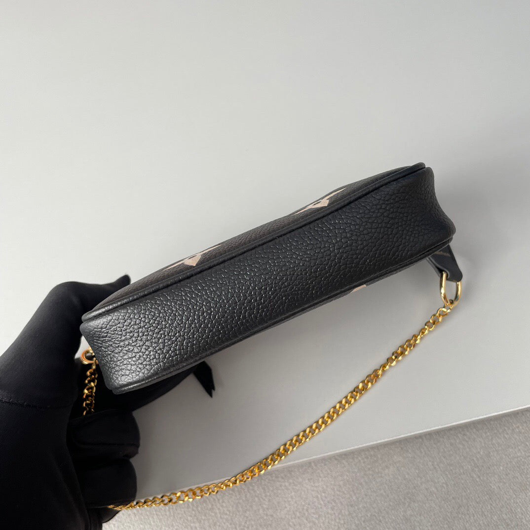 Mini borsa alla moda nera