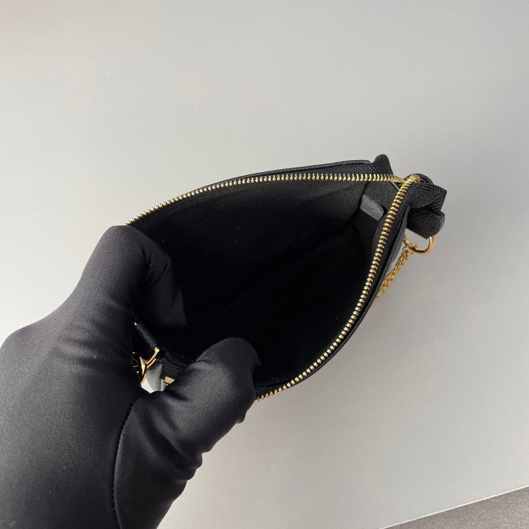 Mini borsa alla moda nera