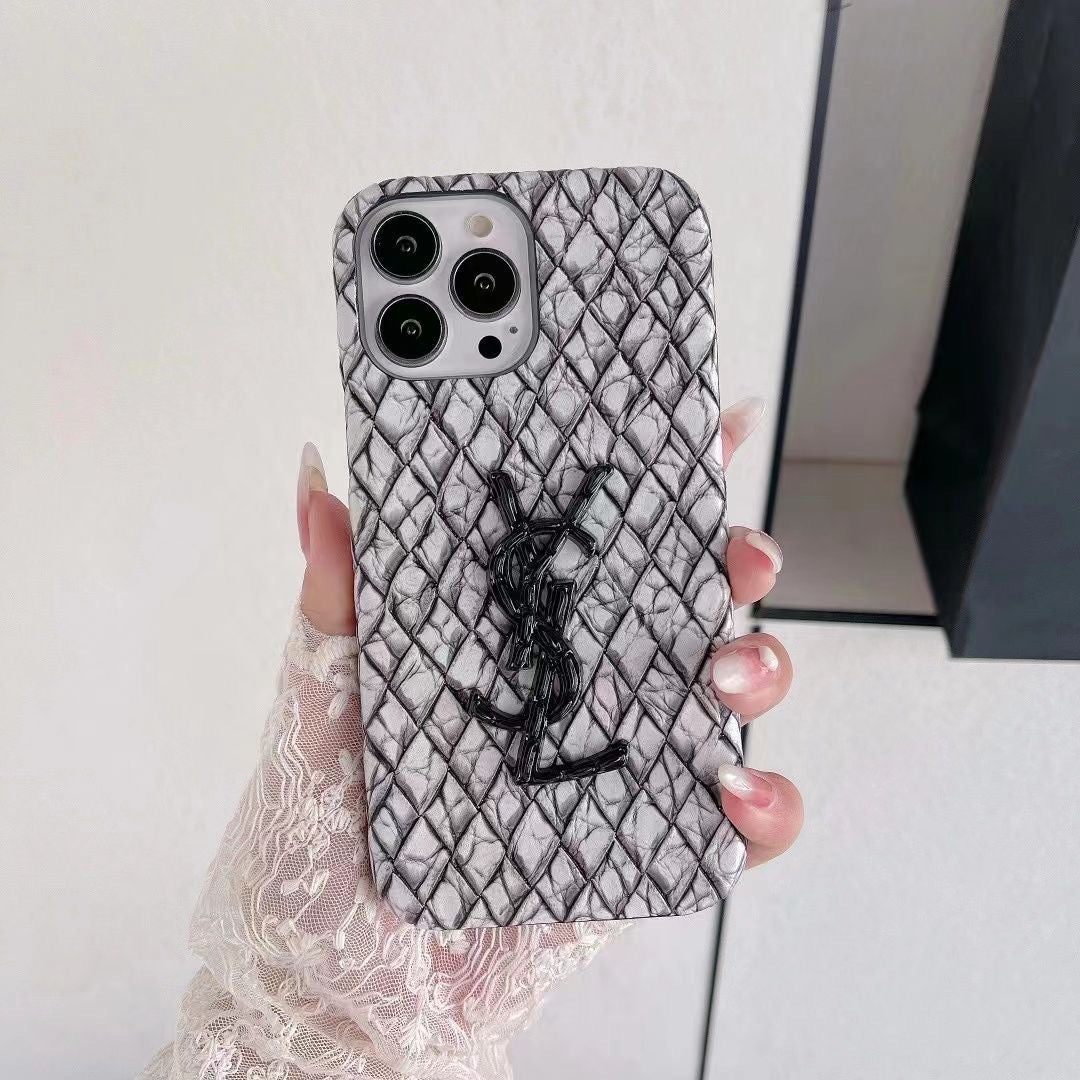 Custodia per telefono con design a serpente per iPhone