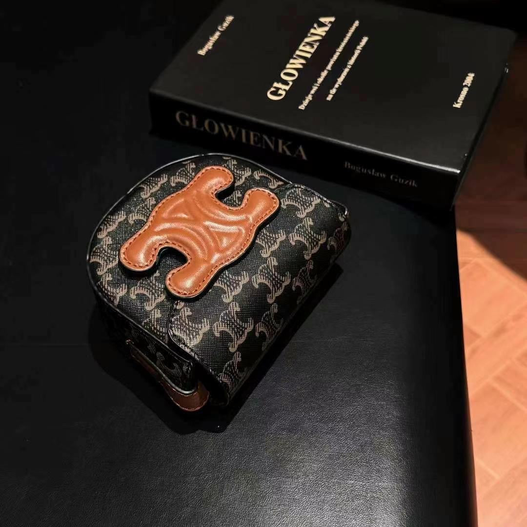 Mini borsa marrone alla moda