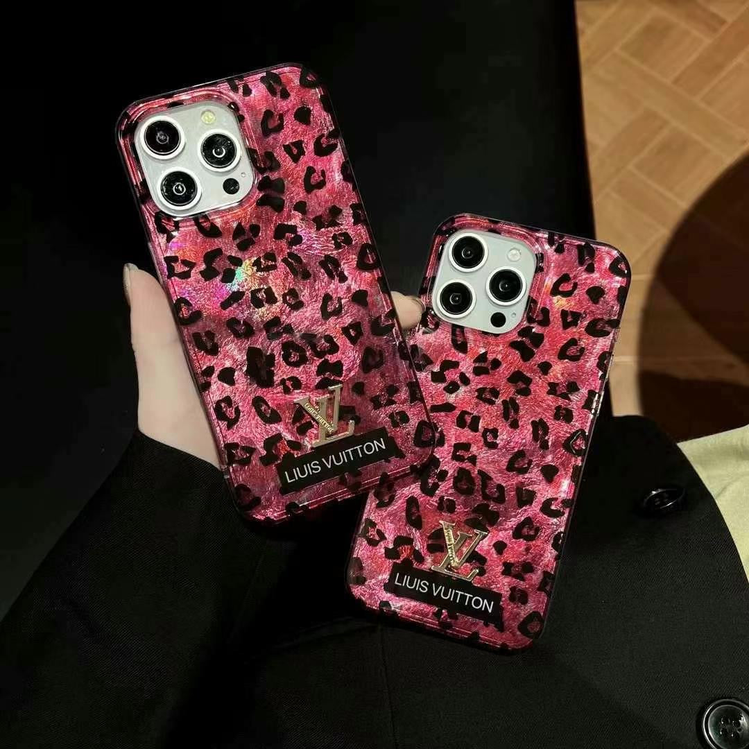 Custodia per telefono rosa per iPhone