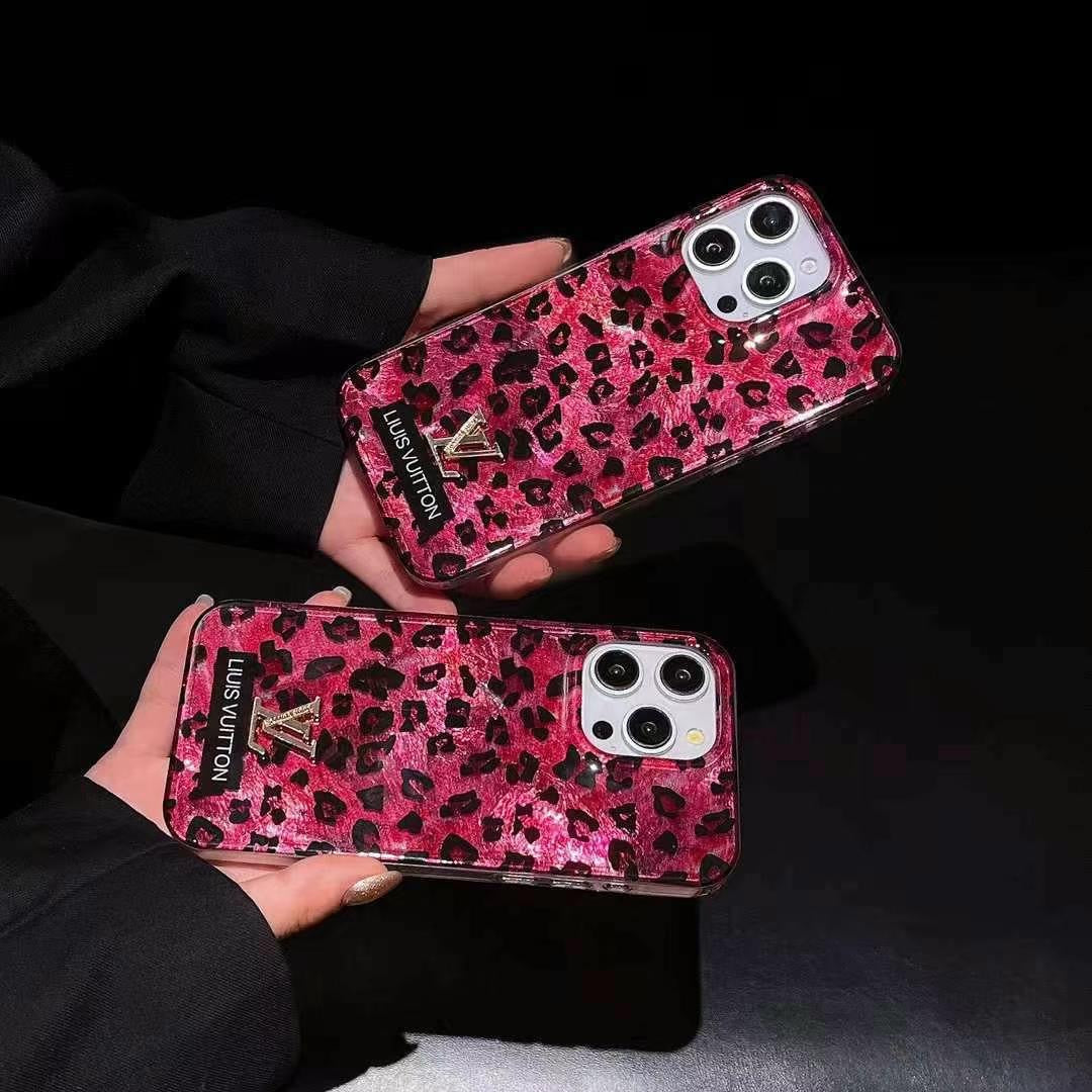 Custodia per telefono rosa per iPhone