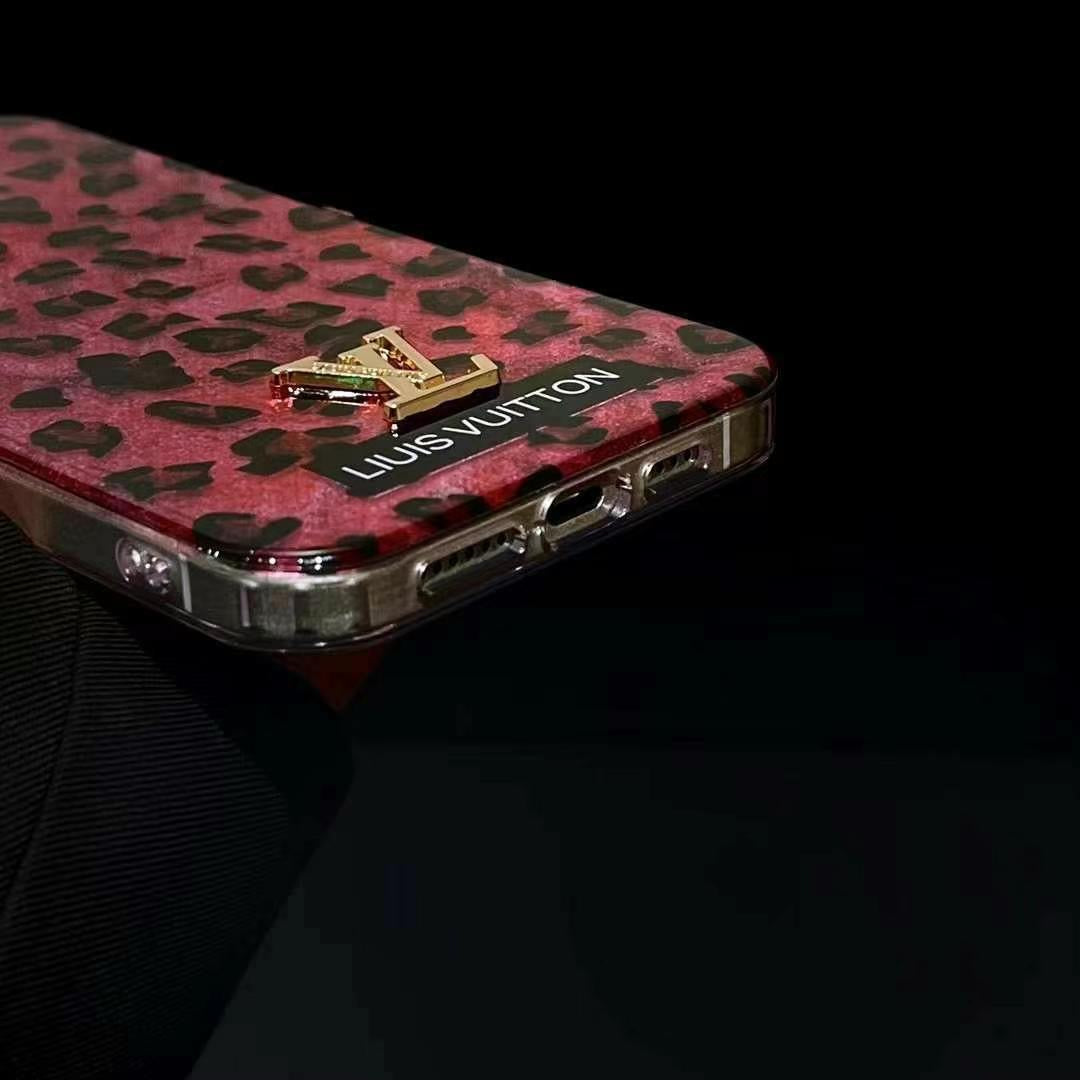 Custodia per telefono rosa per iPhone