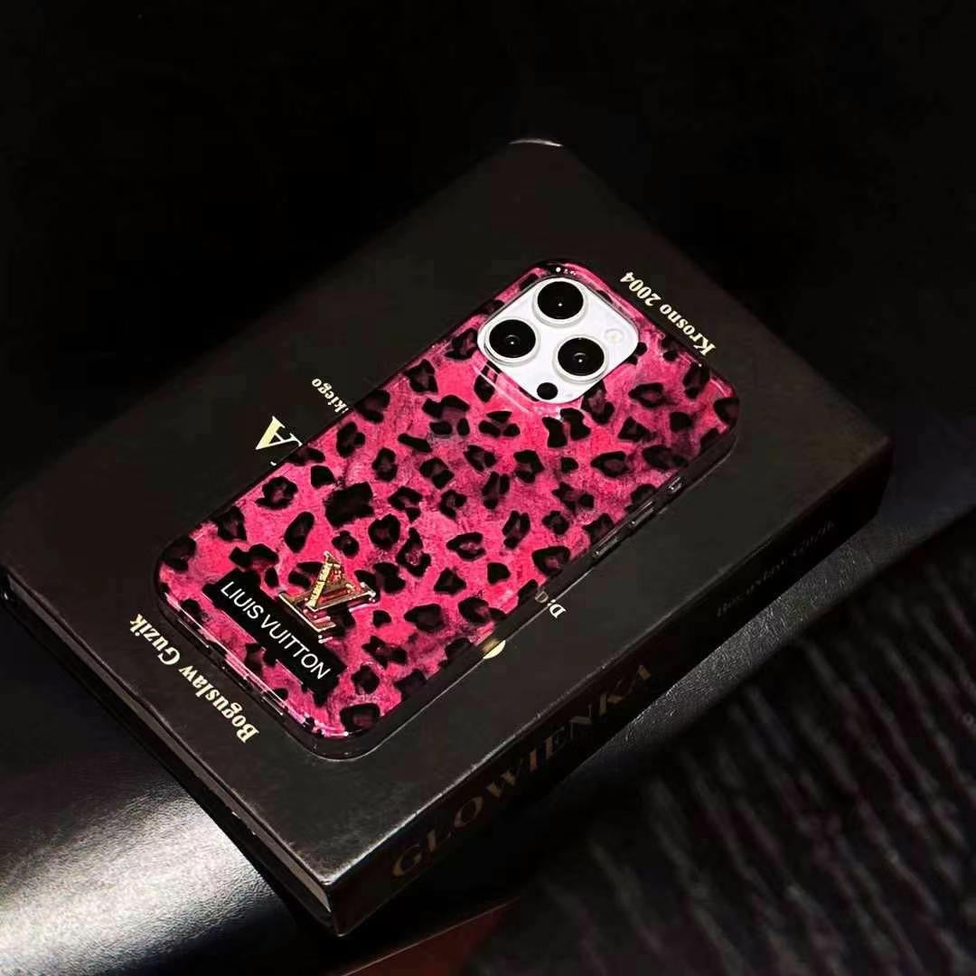 Custodia per telefono rosa per iPhone
