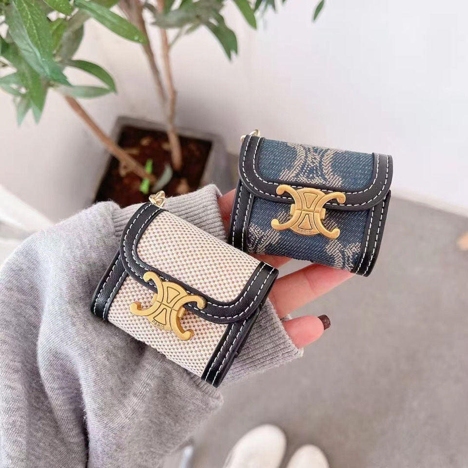 Custodia in pelle alla moda per AirPods