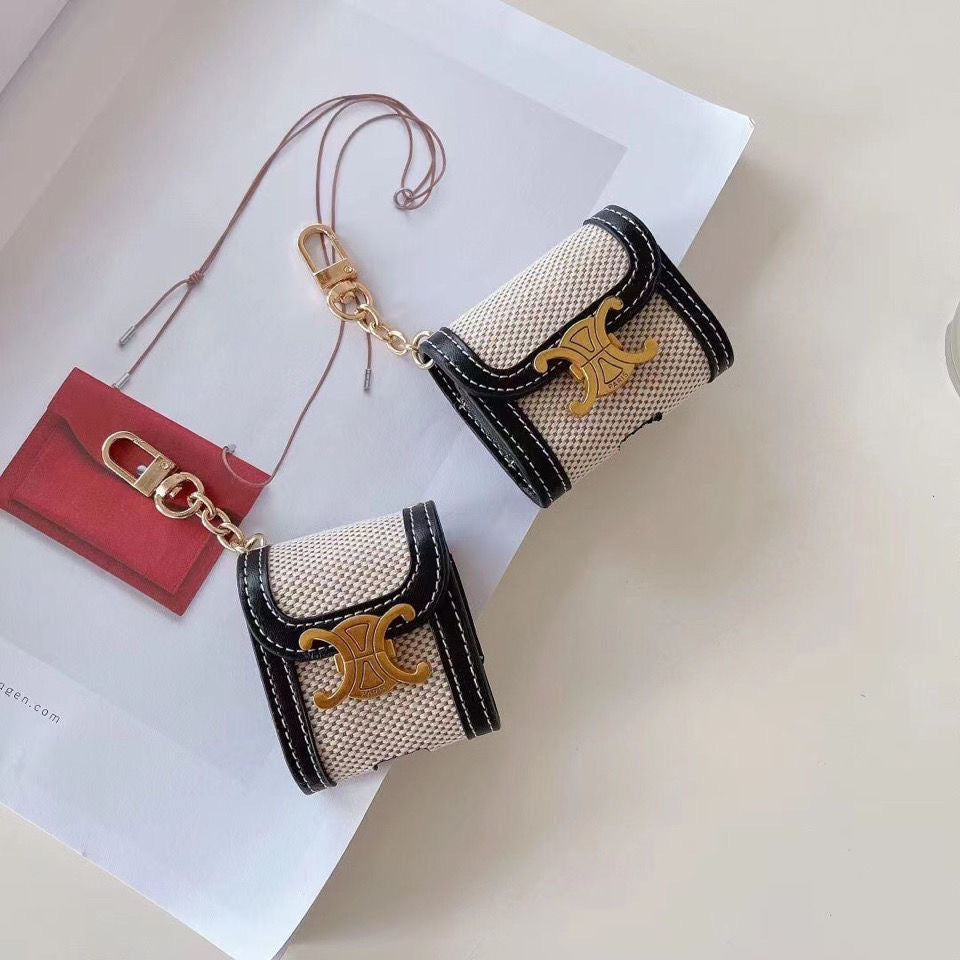 Custodia in pelle alla moda per AirPods