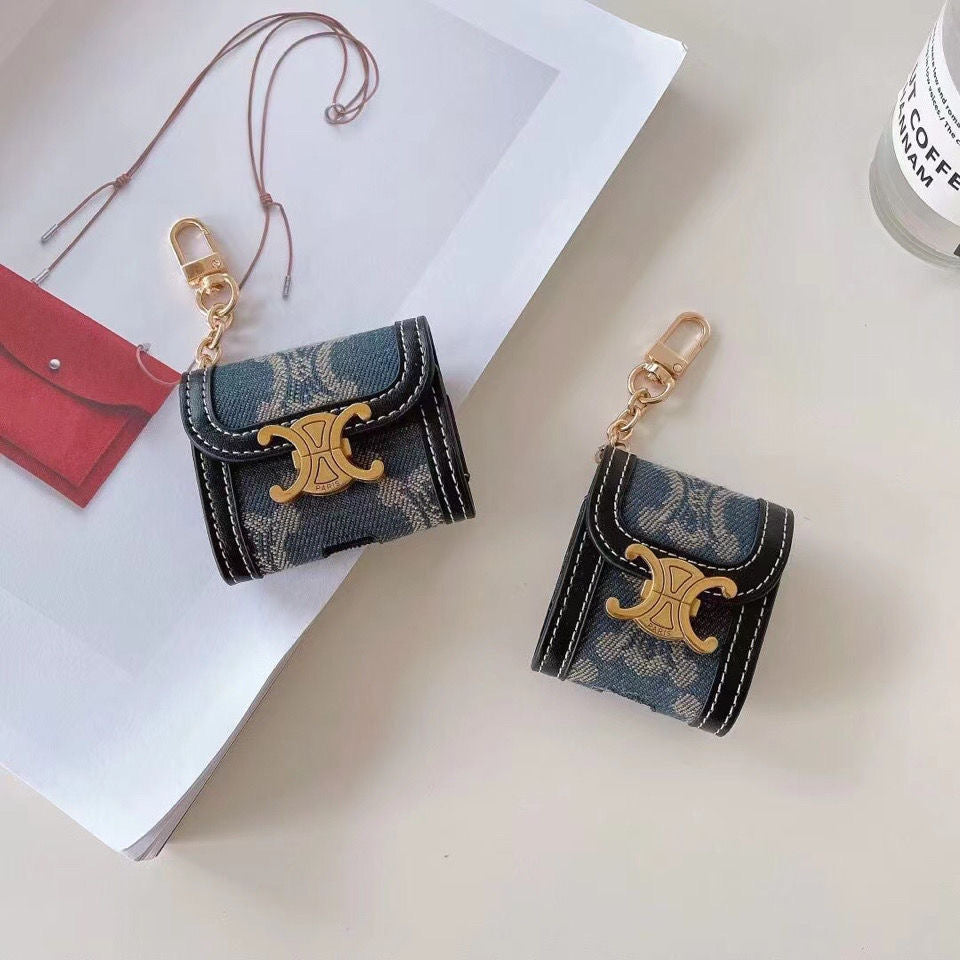 Custodia in pelle alla moda per AirPods