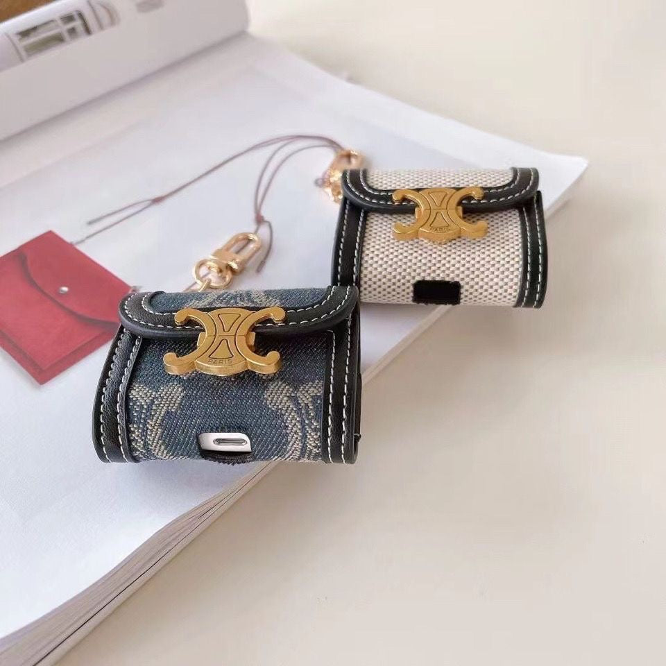Custodia in pelle alla moda per AirPods