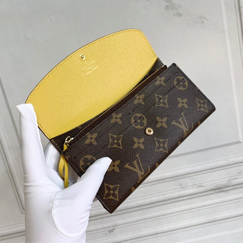 Fermagli per portafoglio a forma di fiore giallo marrone
